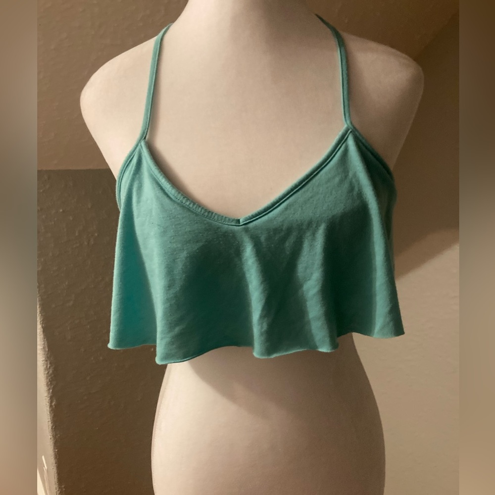 Turquoise ALO yoga, top size L **
